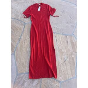 Abercrombie & Fitch Red Maxi Dress
